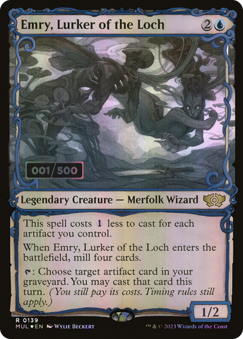 {R} Emry, Lurker of the Loch (Serialized) [Multiverse Legends][SR MUL 139]