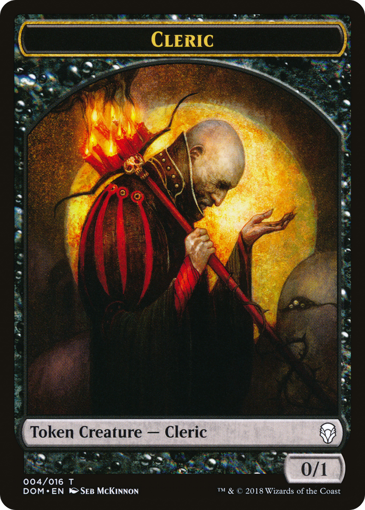 {T} Cleric Token [Dominaria Tokens][TDOM 004]