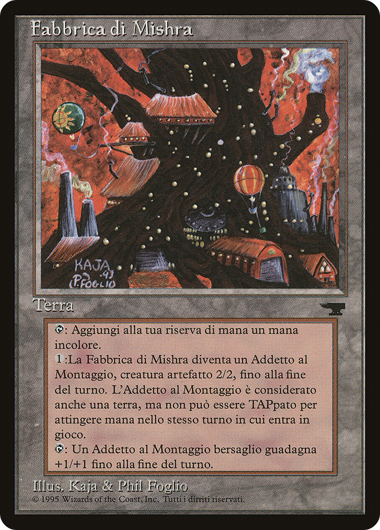 {C} Mishra's Factory (Italian) - "Fabbrica di Mishra" [Rinascimento][RIN 172]