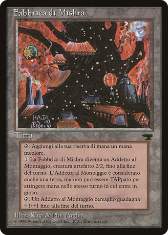 {C} Mishra's Factory (Italian) - "Fabbrica di Mishra" [Rinascimento][RIN 172]