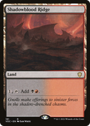 {R} Shadowblood Ridge [Innistrad: Crimson Vow Commander][VOC 181]