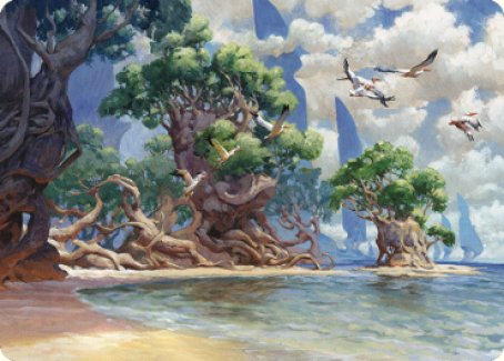 {A} Yavimaya Coast Art Card [Dominaria United Art Series][ADMU 061]