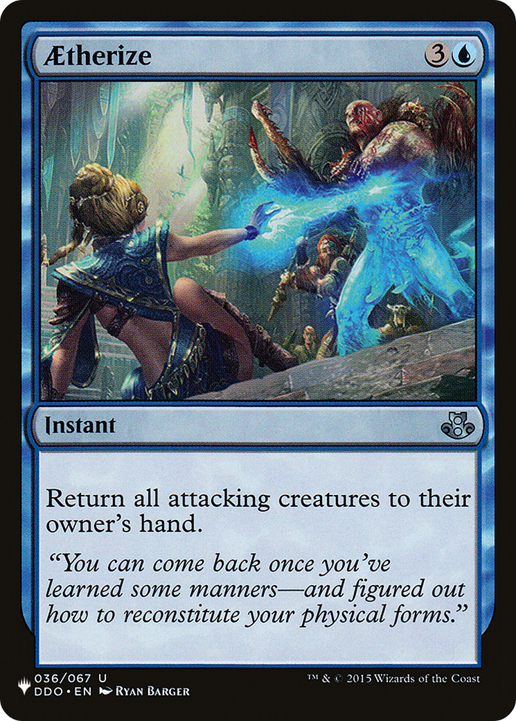 Aetherize [LIST 036/067]