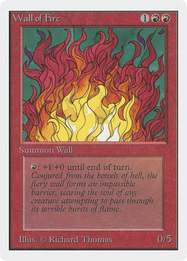 {C} Wall of Fire [Unlimited Edition][2ED 182] - Misty Mountain Games