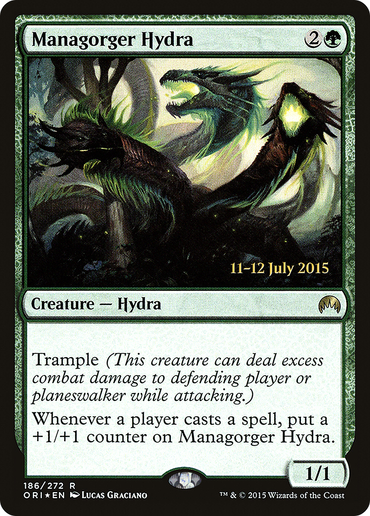 {R} Managorger Hydra [Magic Origins Prerelease Promos][PR ORI 186]