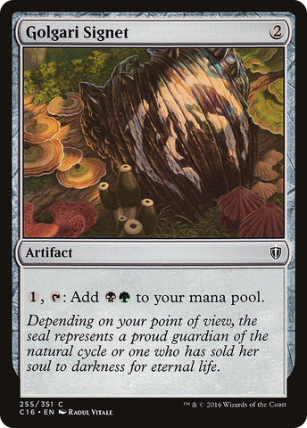 {C} Golgari Signet [Commander 2016][C16 255]
