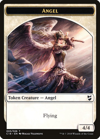 {T} Manifest // Angel Double-sided Token [Commander 2018 Tokens][TC18 001]