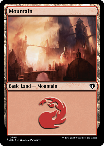 {B} Mountain (795) [Commander Masters][CMM 795]