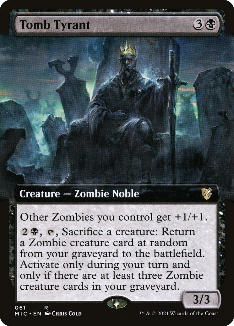 {R} Tomb Tyrant (Extended Art) [Innistrad: Midnight Hunt Commander][MIC 061]