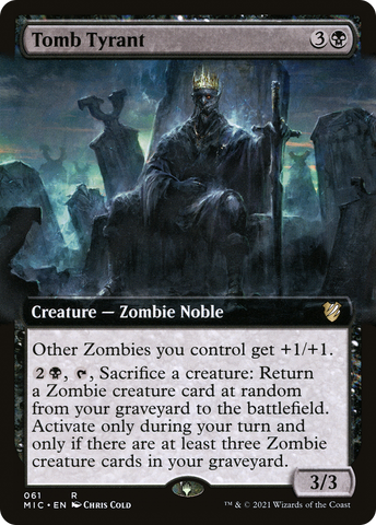 {R} Tomb Tyrant (Extended Art) [Innistrad: Midnight Hunt Commander][MIC 061]