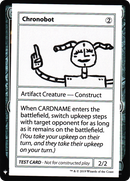 {R} Chronobot [Mystery Booster Playtest Cards][CON CMB1 105]