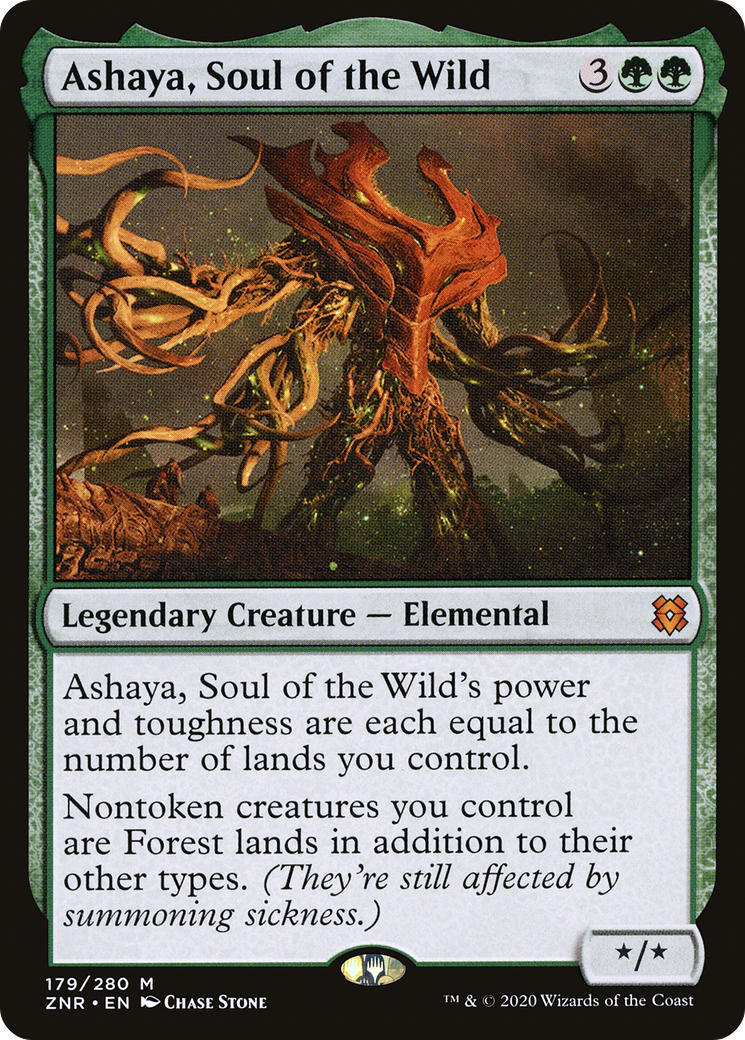 {R} Ashaya, Soul of the Wild [Zendikar Rising][ZNR 179]