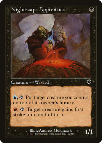 {C} Nightscape Apprentice [Invasion][INV 112]