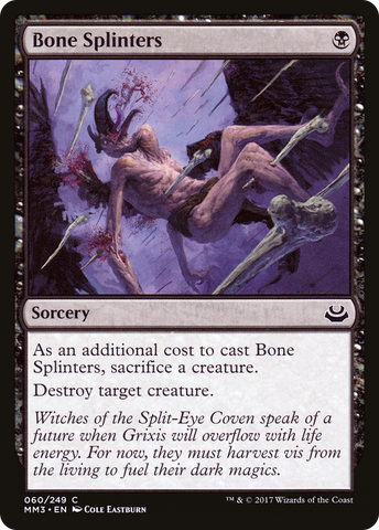 {C} Bone Splinters [Modern Masters 2017][MM3 060]