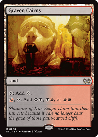 {R} Graven Cairns [Duskmourn: House of Horror Commander][DSC 280]