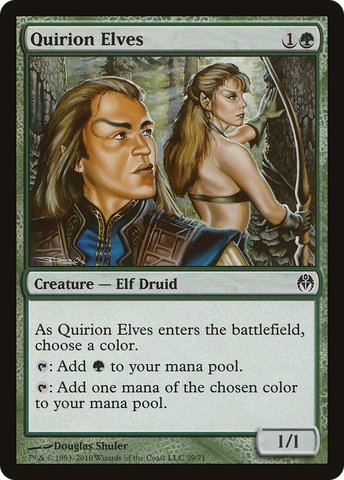 {C} Quirion Elves [Duel Decks: Phyrexia vs. the Coalition][DDE 039]
