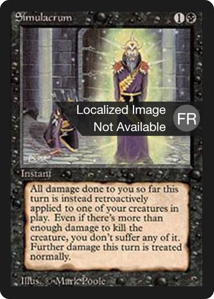 {F} Simulacrum [Foreign Black Border][FBB 3ED 130]