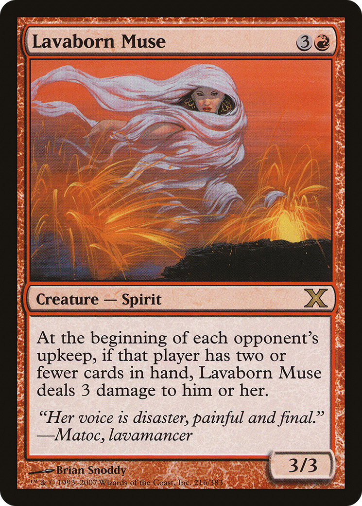 {R} Lavaborn Muse [Tenth Edition][10E 216]