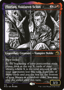 {R} Florian, Voldaren Scion (Showcase Eternal Night) [Innistrad: Midnight Hunt][MID 318]