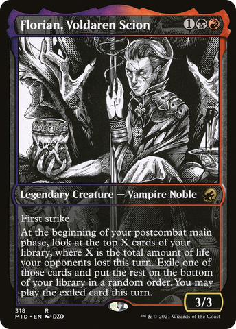{R} Florian, Voldaren Scion (Showcase Eternal Night) [Innistrad: Midnight Hunt][MID 318]
