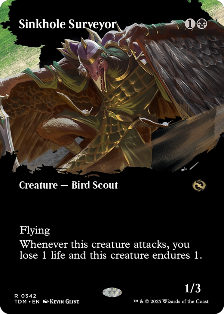 {@R} Sinkhole Surveyor (Borderless) [Tarkir: Dragonstorm][TDM 342]