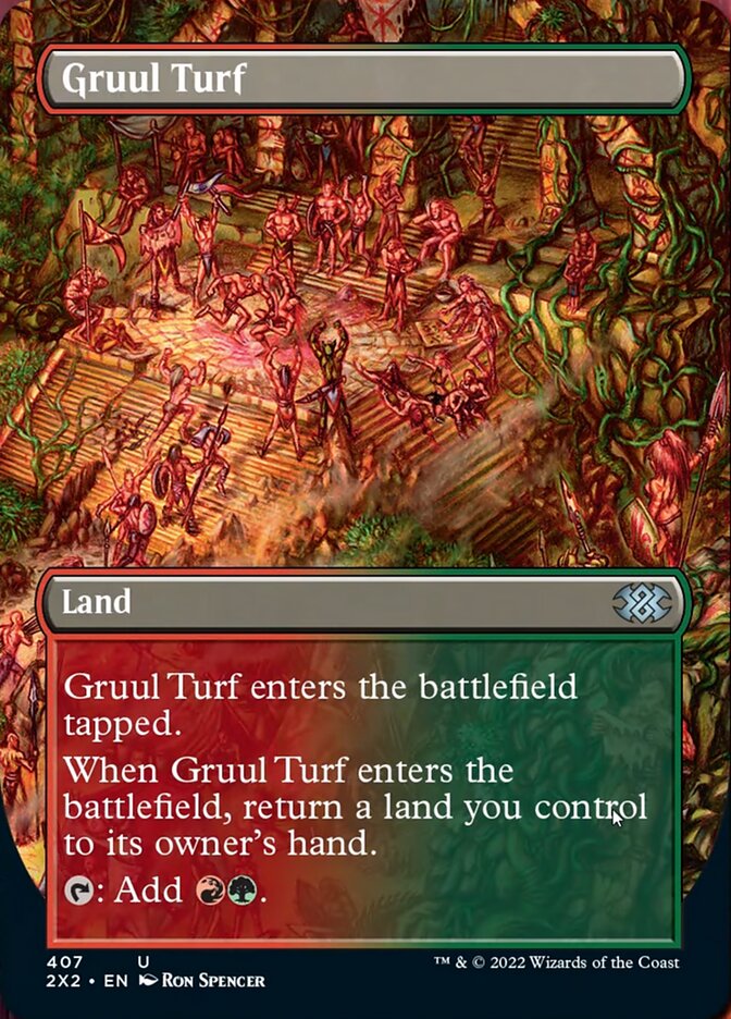{C} Gruul Turf (Borderless Alternate Art) [Double Masters 2022][2X2 407]
