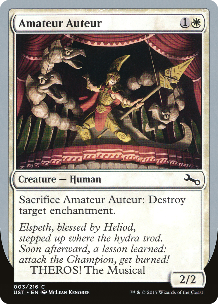 {C} Amateur Auteur (THEROS! The Musical) [Unstable][UST 3C]