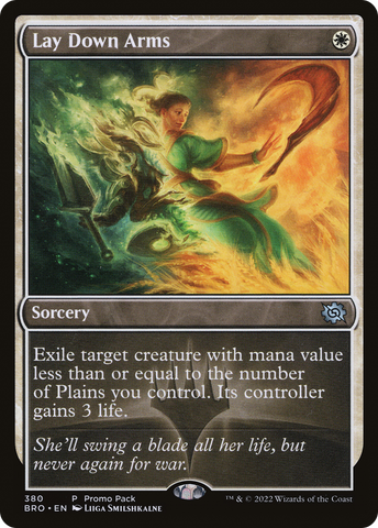 {C} Lay Down Arms [The Brothers' War: Promo Pack][PP BRO 011]