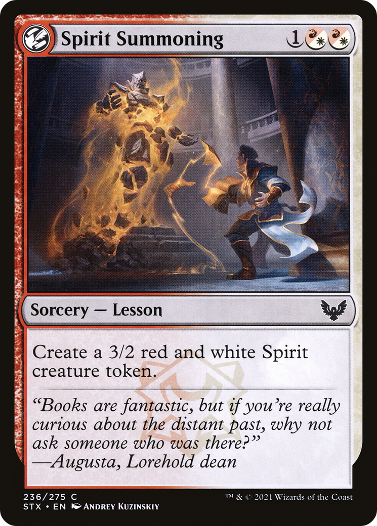 {C} Spirit Summoning [Strixhaven: School of Mages][STX 236]