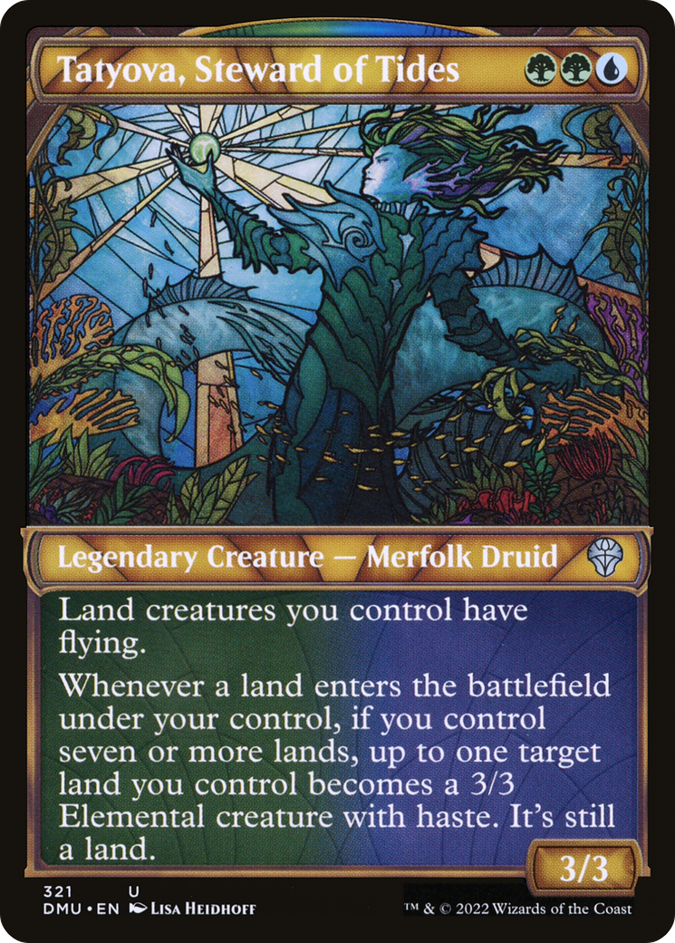 {C} Tatyova, Steward of Tides (Showcase) [Dominaria United][DMU 321]
