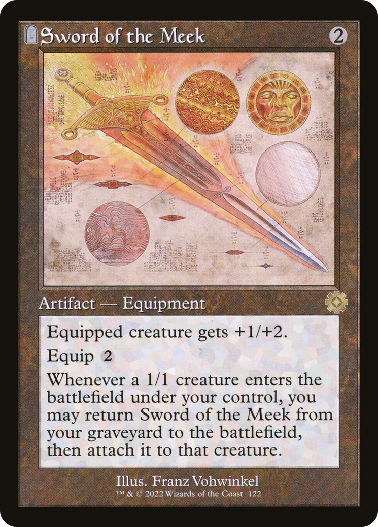 {R} Sword of the Meek (Retro Schematic) [The Brothers' War Retro Artifacts][BRR 122]