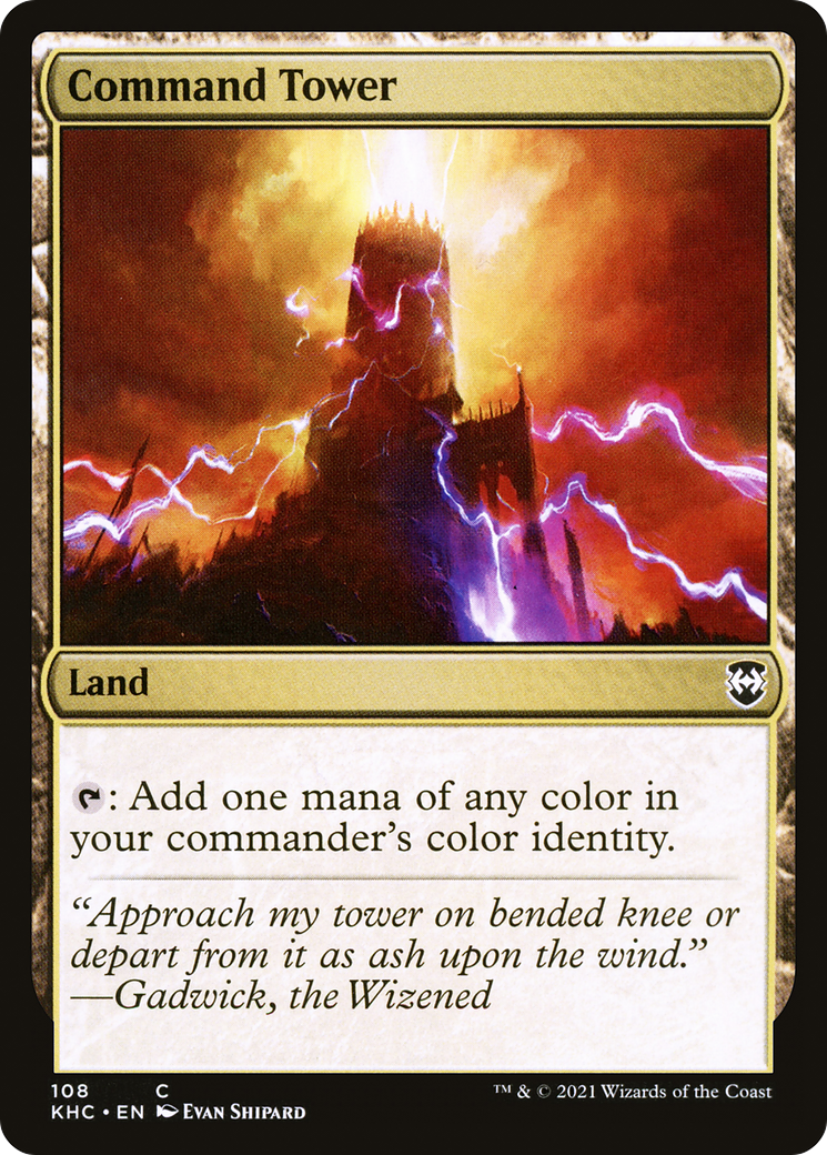 {C} Command Tower [Kaldheim Commander][KHC 108]