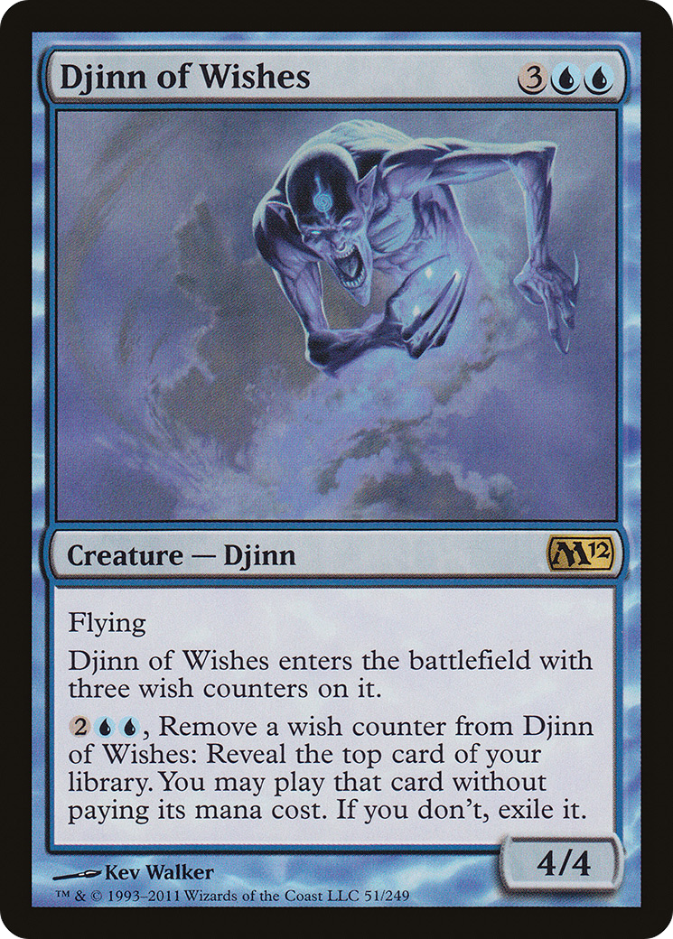 {R} Djinn of Wishes [Magic 2012][M12 051]