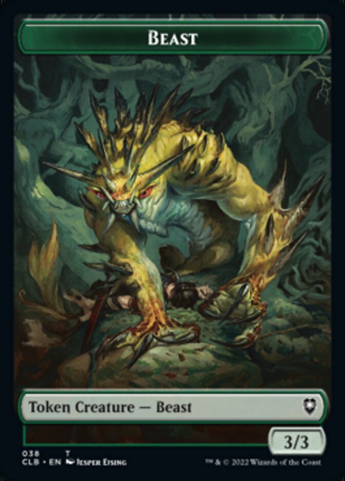 {T} Satyr // Beast Double-sided Token [Commander Legends: Battle for Baldur's Gate Tokens][TCLB 046]