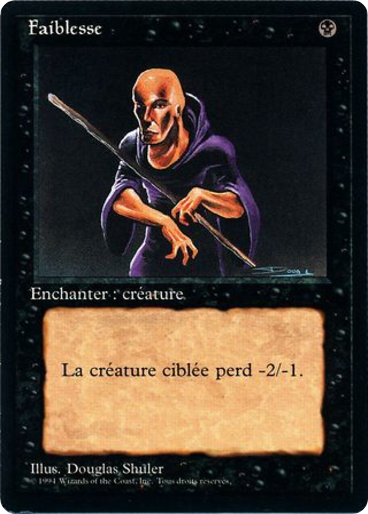 {F} Weakness [Foreign Black Border][FBB 3ED 136]