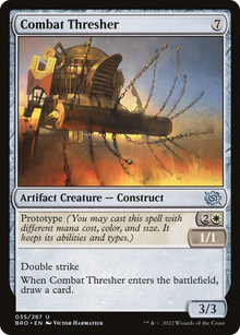 {C} Combat Thresher [The Brothers' War][BRO 035]