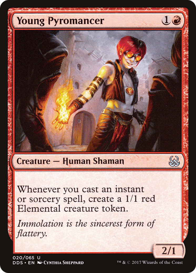 {C} Young Pyromancer [Duel Decks: Mind vs. Might][DDS 020]
