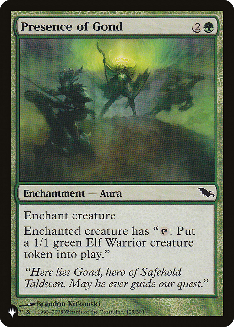 Presence of Gond [LIST 125/301]