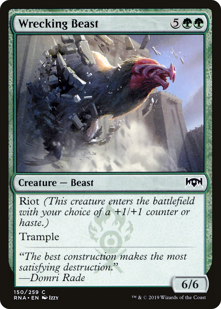 {C} Wrecking Beast [Ravnica Allegiance][RNA 150]
