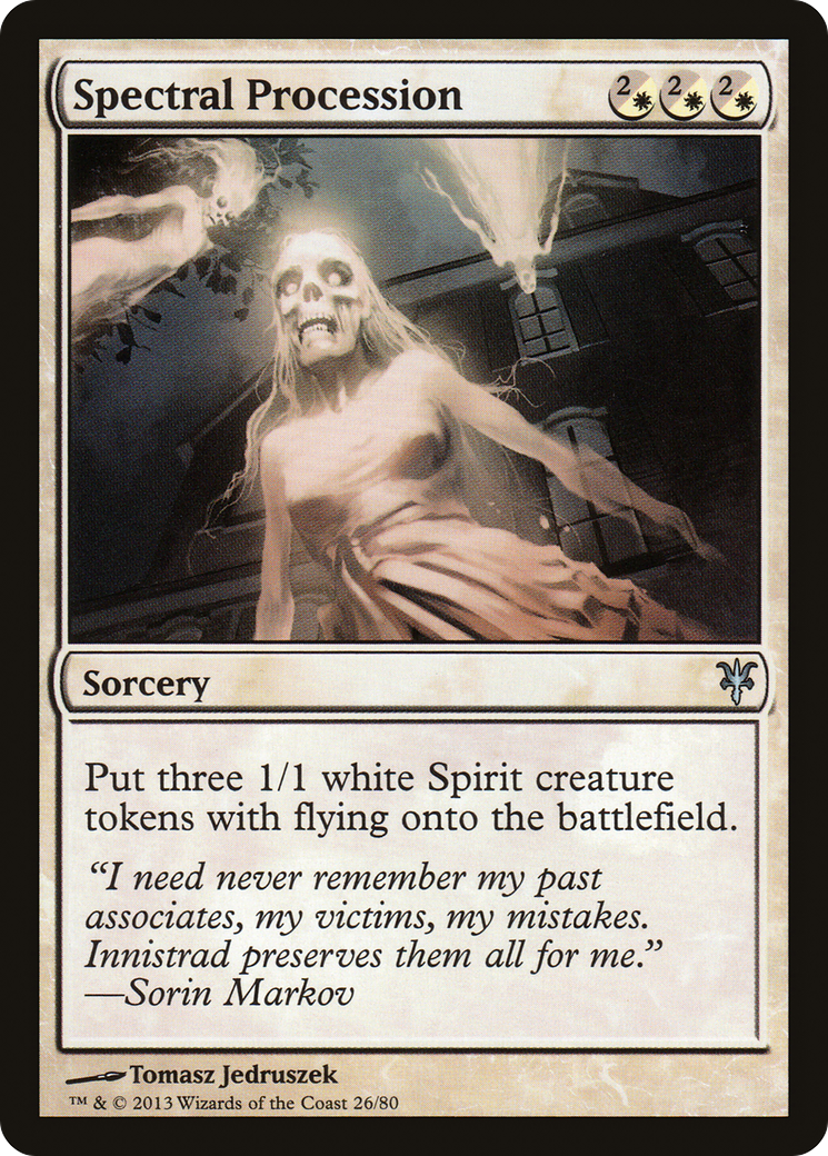 {C} Spectral Procession [Duel Decks: Sorin vs. Tibalt][DDK 026]