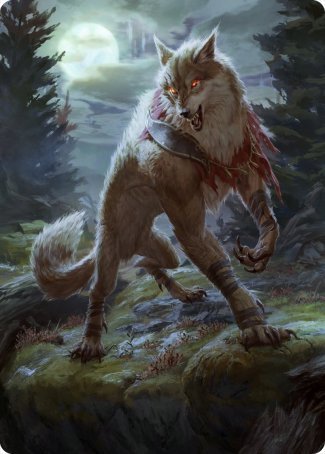 {A} Arlinn, the Moon's Fury 1 Art Card [Innistrad: Midnight Hunt Art Series][AMID 002]