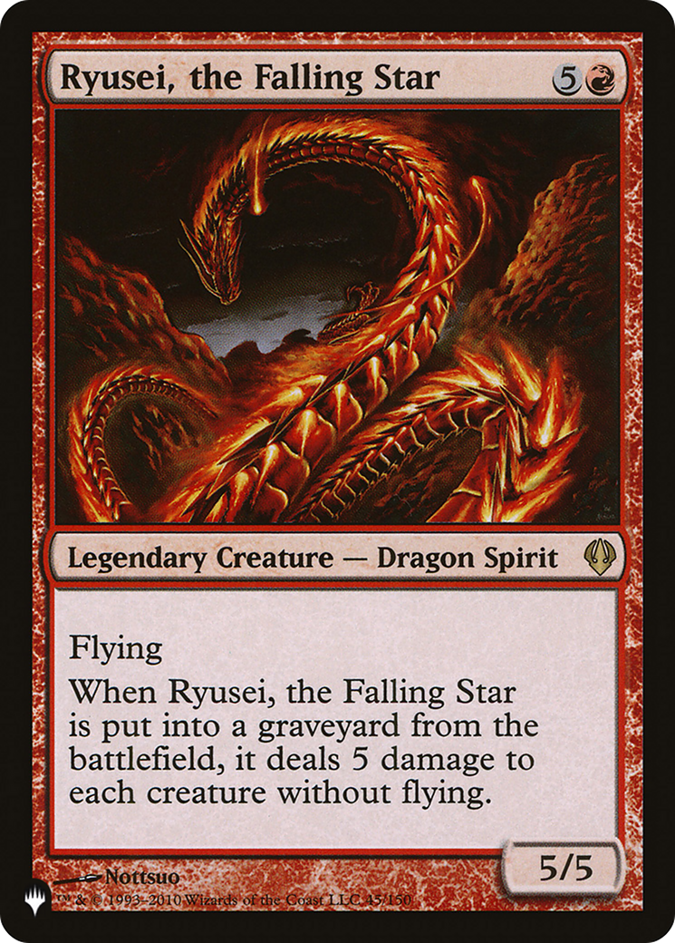 Ryusei, the Falling Star [LIST 45/150]