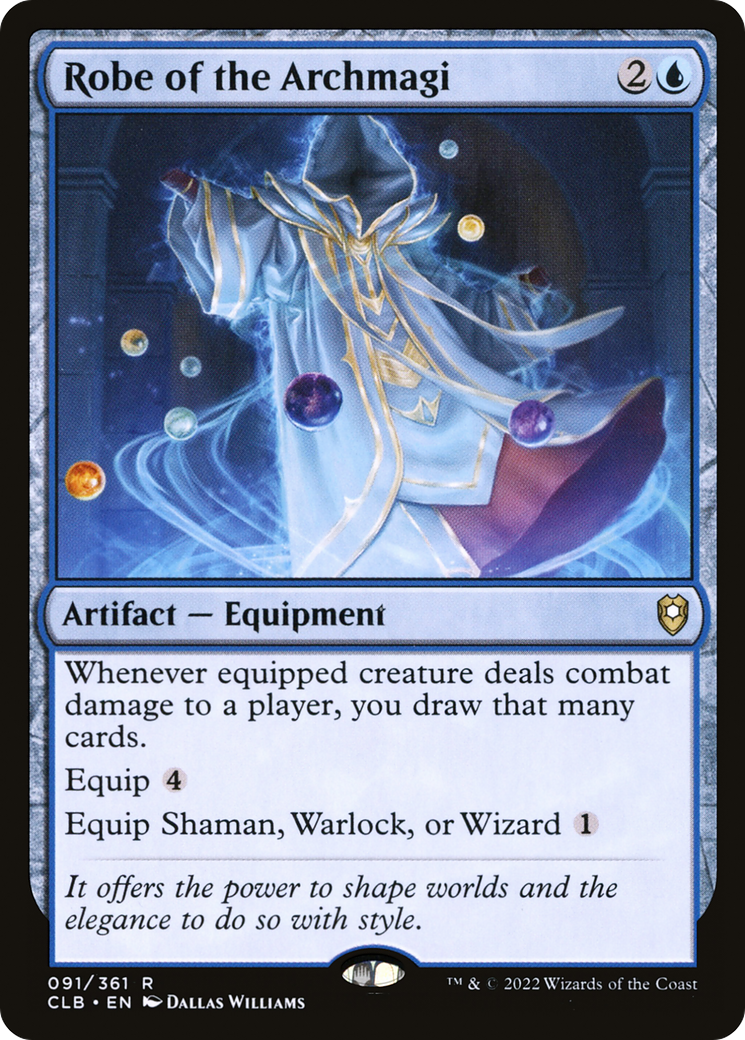 {R} Robe of the Archmagi [Commander Legends: Battle for Baldur's Gate][CLB 091]