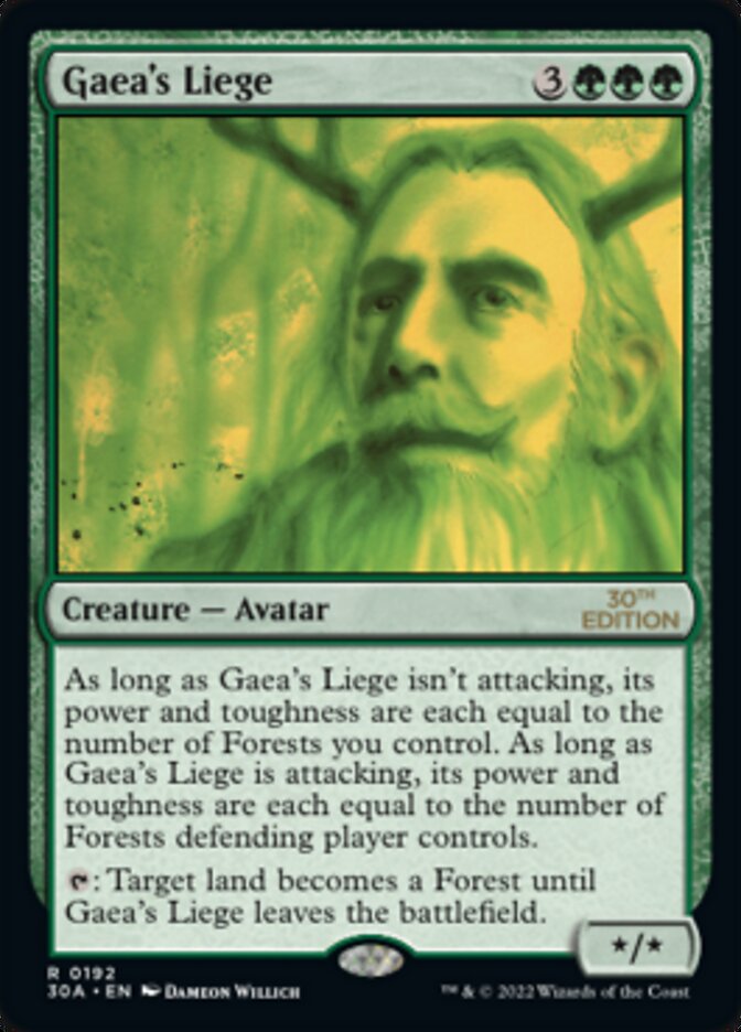 {R} Gaea's Liege [30th Anniversary Edition][30A 192]