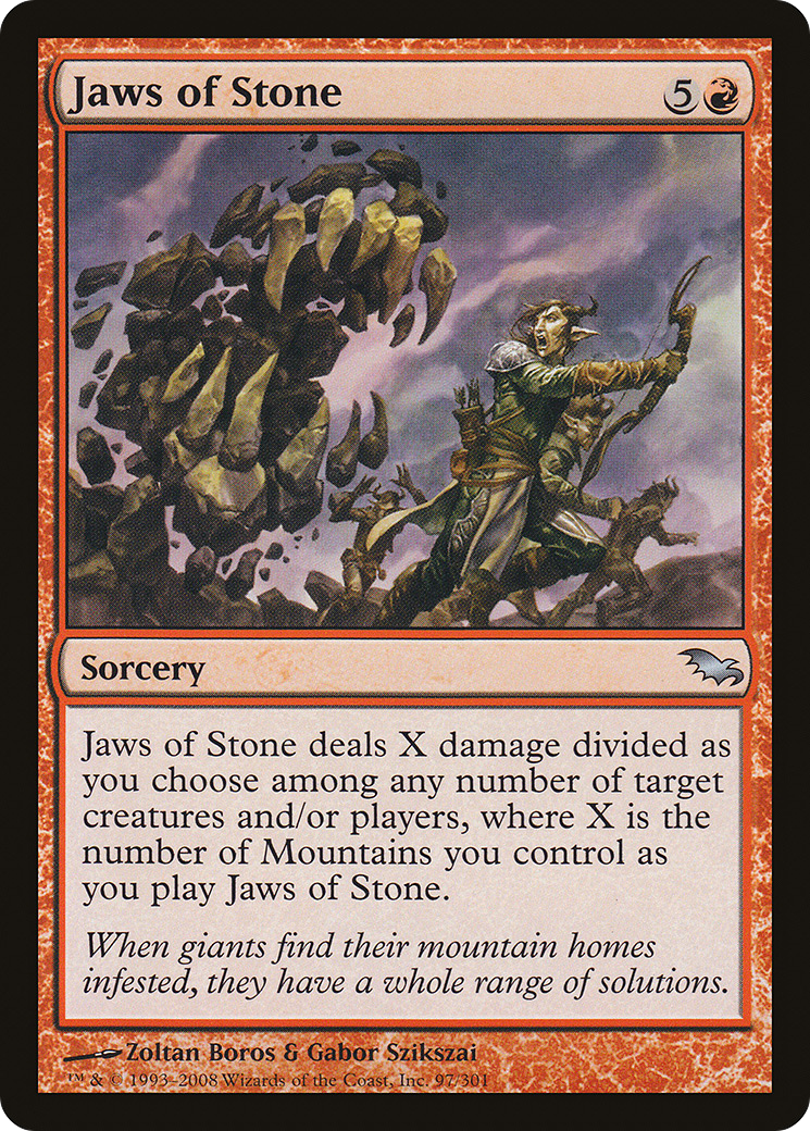 {C} Jaws of Stone [Shadowmoor][SHM 097]