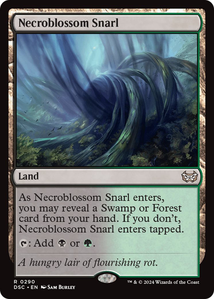 {R} Necroblossom Snarl [Duskmourn: House of Horror Commander][DSC 290]