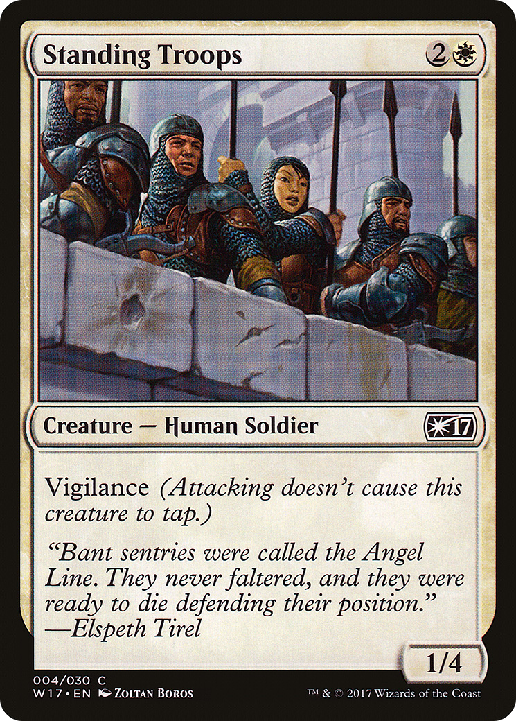 {C} Standing Troops [Welcome Deck 2017][W17 004]