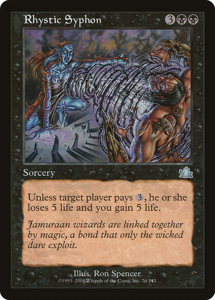 {C} Rhystic Syphon [Prophecy][PCY 076]