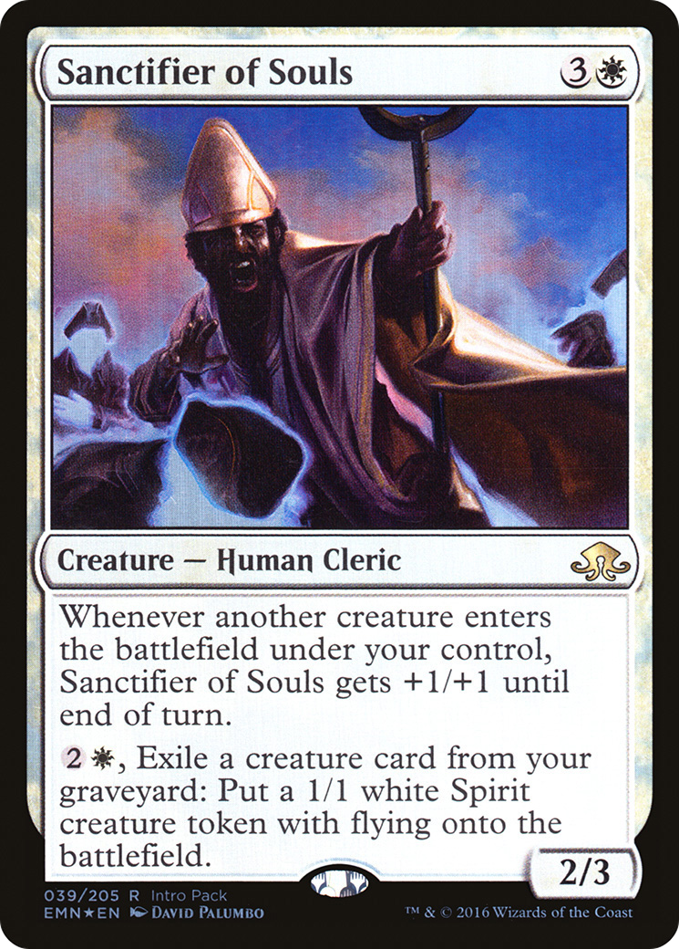 {R} Sanctifier of Souls (Intro Pack) [Eldritch Moon Promos][PA EMN 039]