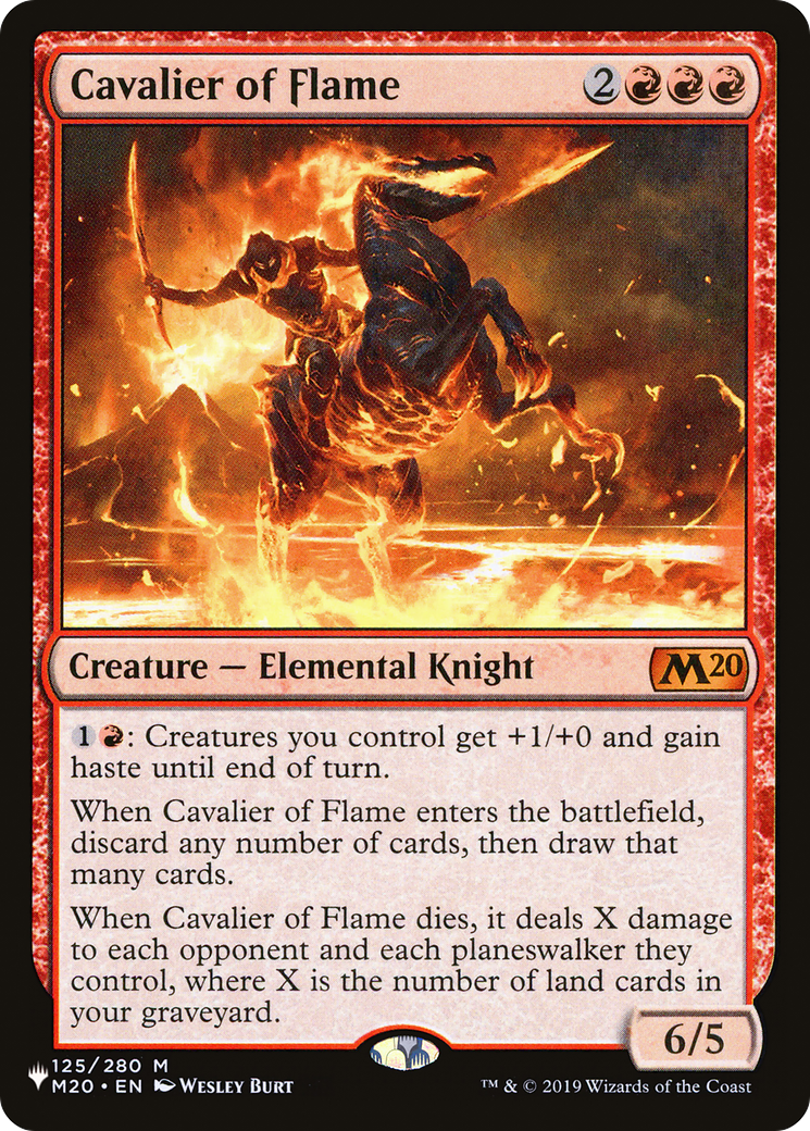 Cavalier of Flame [LIST 125/280]